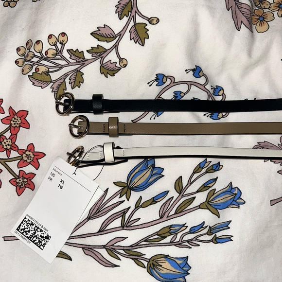 NWT H&M 3 Pack Narrow/Thin Belts - Picture 2 of 7